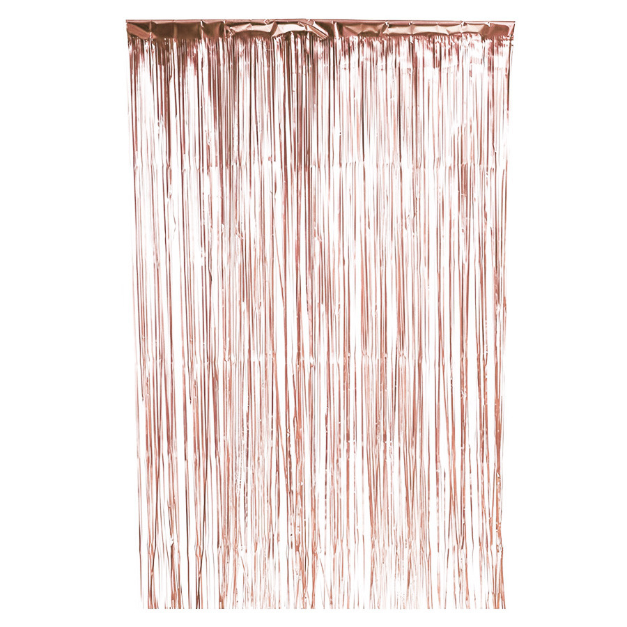 Cortina Decorativa Metalizada Cobre Fosca 1x2m - 1 unidade - Rizzo em Oferta na Shopee