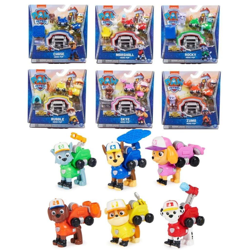 Veículo Big Truck Hero Pups E Figura Da Patrulha Canina Com Acessórios 3231 Sunny em Oferta na Shopee