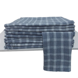 Kit 10 Panos Chão Xadrez Azul Limpeza Sacaria Dupla 100% Algodão Alta Absorção em Oferta na Shopee