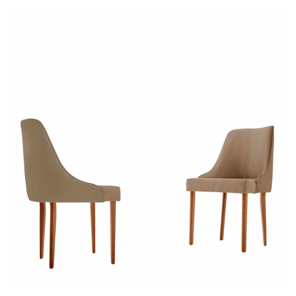 Conjunto com 2 Cadeiras Esmeralda em Madeira Maciça para Sala de jantar Moderna Mobília em Oferta na Shopee