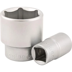Soquete Sextavado Encaixe 1/2 28mm Curto Cromo Vanádio Vonder