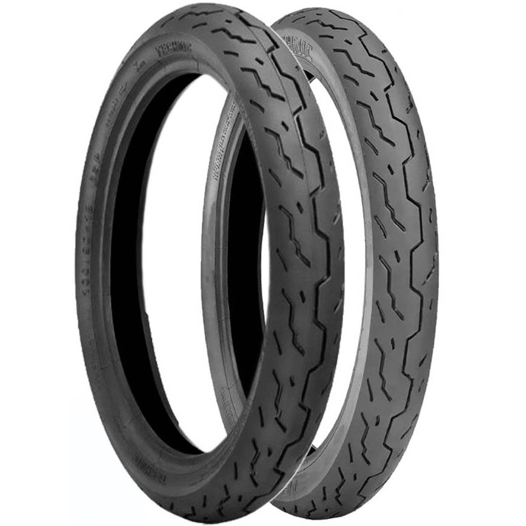Par Pneu Moto Fazer 150/ Dk 150 80-100-18 + 100-80-18 Speed Sem Câmara Technic