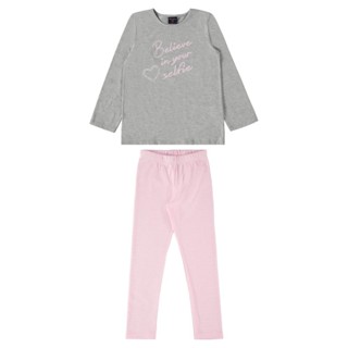 Conjunto Blusa e Calça Legging Infantil para Menina Guloseima em Oferta na Shopee