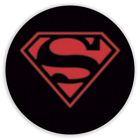 NOVO Painel Festa Infantil Redondo Logo Super Man Vermelho, fundo Preto + Arco, Suporte incluso. Fazemos personalizado com qualquer tema. Confeccionado em Lona fosca, impressão de alta resolução. cenário , p/ Decoração