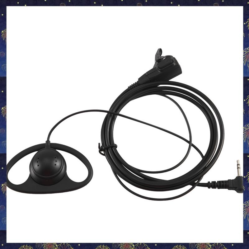 (Pwxs) 1 Pino Tipo D Fone De Ouvido Gancho PTT Microfone Para Motorola Talkabout Rádio Portátil TLKR T3 T4 T60 T80 MR350R Walkie Talkie