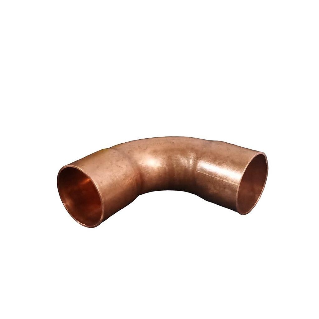 Conexão Curva 90º 1/4 De Cobre Para Solda Ar Condicionado