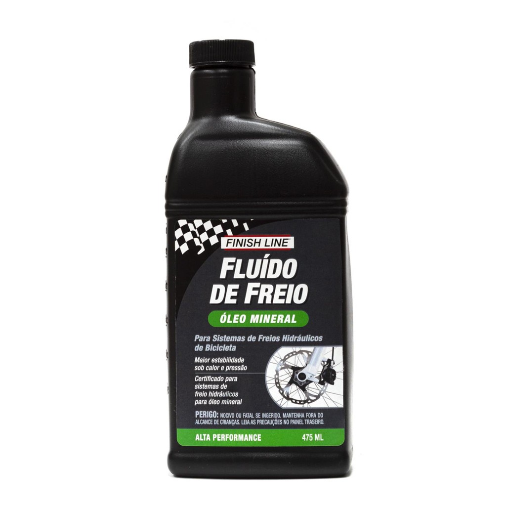 Fluido de freio mineral Finish Line 475 ml Bike Bicicleta 475ml MTB Mountain Bike