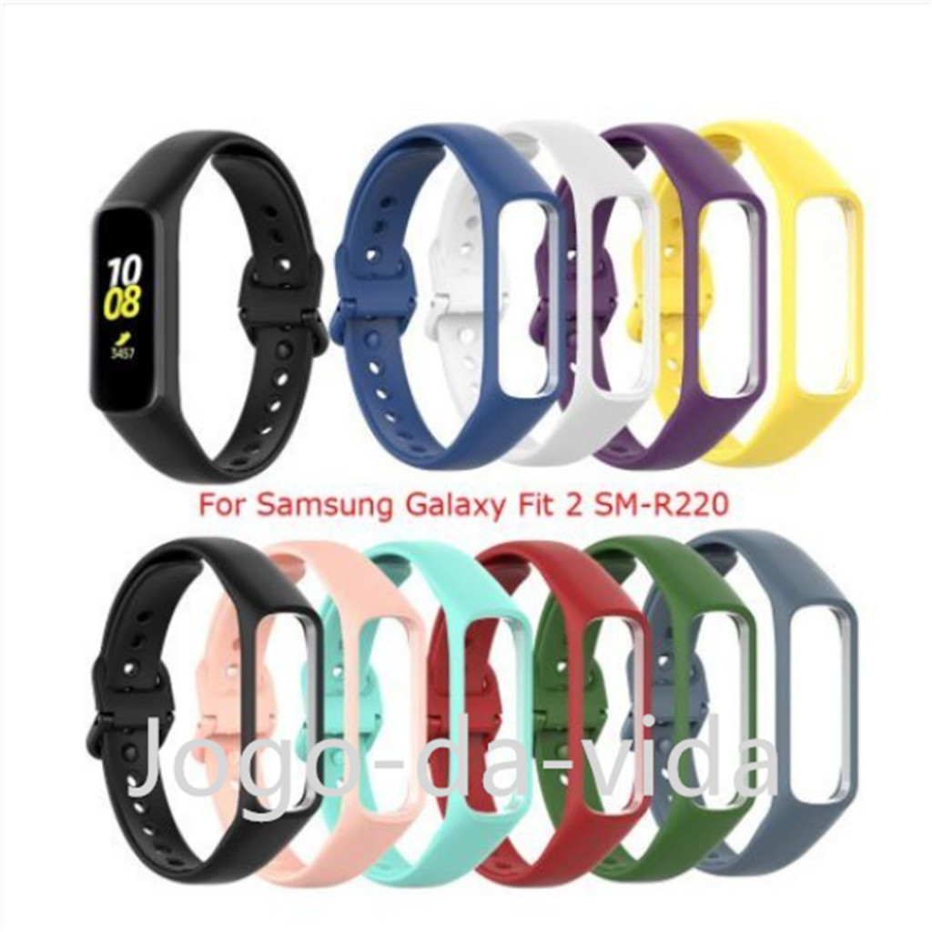 Pulseira de silicone Colorida para Samsung Galaxy Fit 2 Sm-R220 DK store