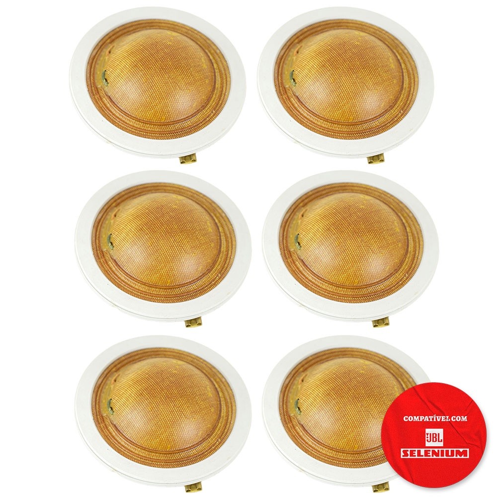 6x Reparo Driver Para Jbl Selenium D250 Corneta 8 Ohms 100w em Oferta na Shopee