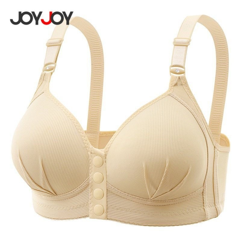 Novo Plus Size Sutiã Sem Aro com Botão Frontal – Push Up, Estilo Copo, Underwear Feminino, Soutien Reforçado — imagem 2 de 2