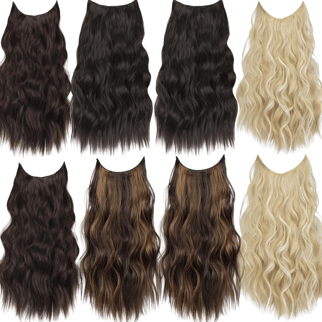 Cabelo Ondulado Sintético Fio Invisível Tic Tac 65cm 140gr