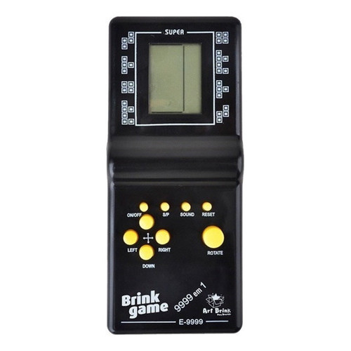 Console Brick Game 9999 In 1 Standard  Cor Preto 1980