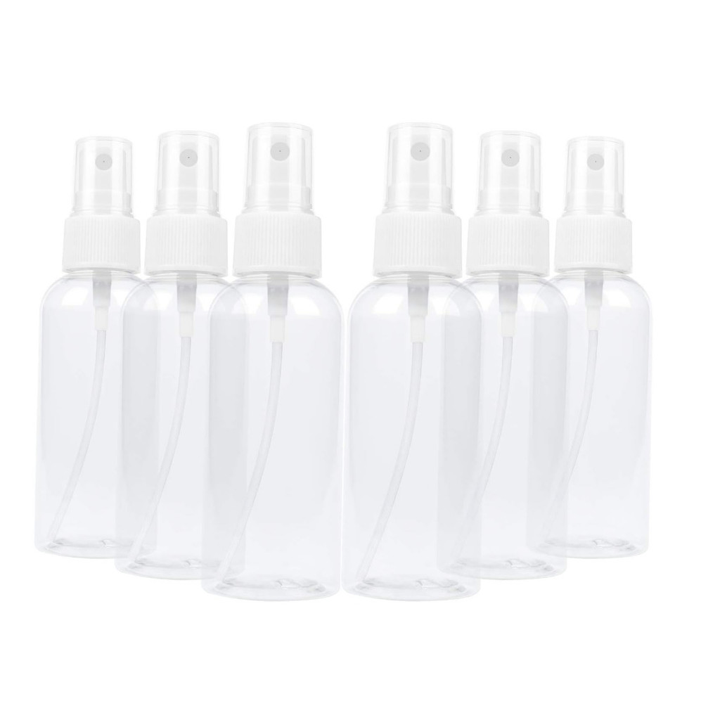 Kit Com 12 Frascos Plástico Com Válvula Spray 100ml