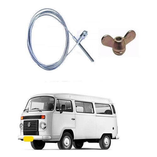 Cabo Embreagem  + Porca Regulagem Kombi 1998 A 2005