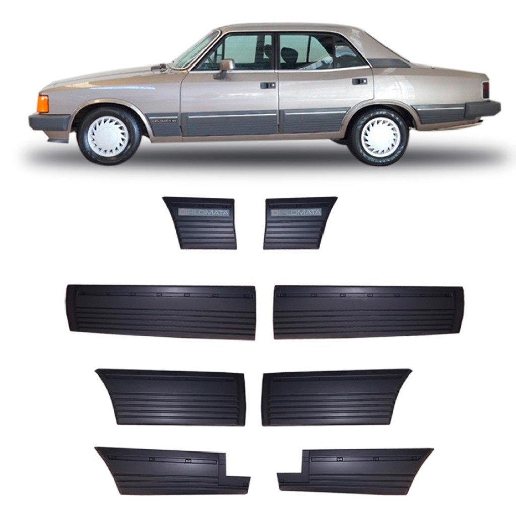 Friso Lateral Opala Diplomata 1987 1988 1989 1990 4 Portas em Oferta na Shopee