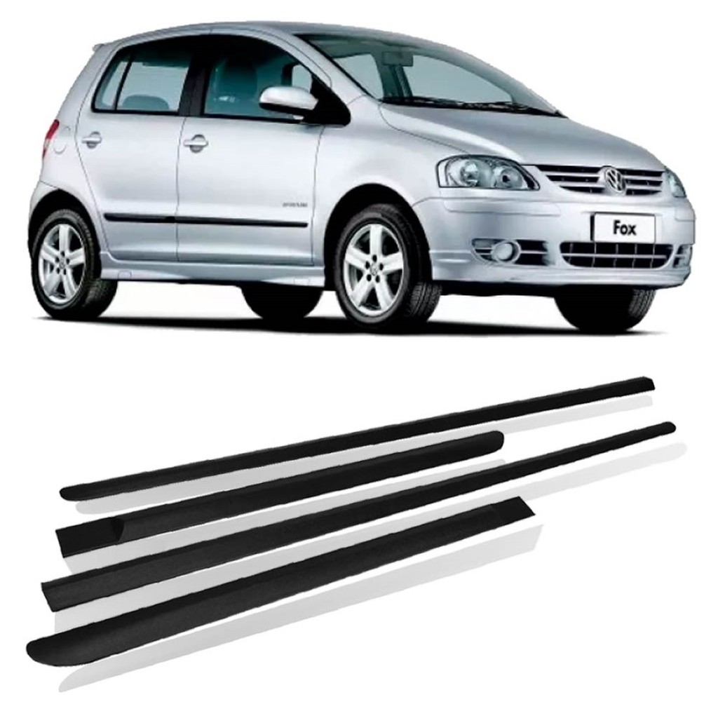 Friso Lateral Fox 2003 A 2010 4p - Kit 4 Peças Modelo Original