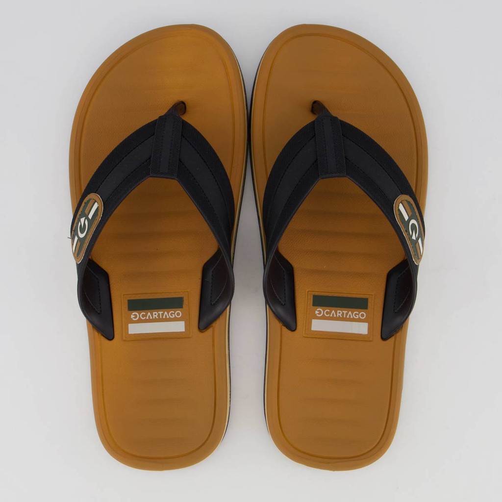 Chinelo Cartago Paris II Marrom e Preto em Oferta na Shopee