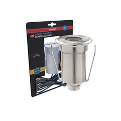 Luminaria Solo Elegance 2w 3000k Bivolt Aço Escovado Avant