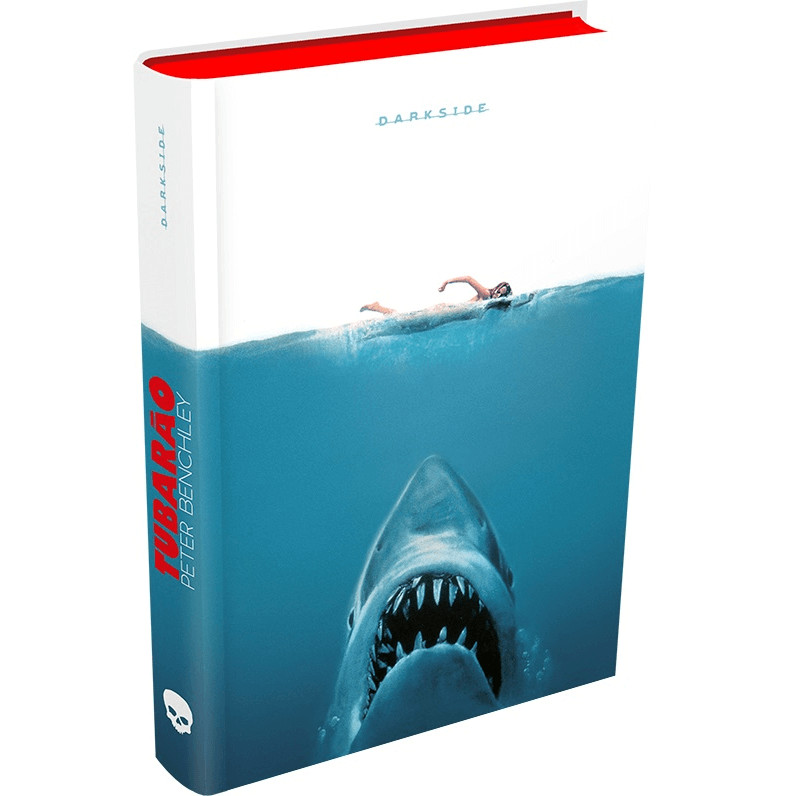 Capa do livro Livro - Tubarão - por Peter Benchley - Editora Darkside -