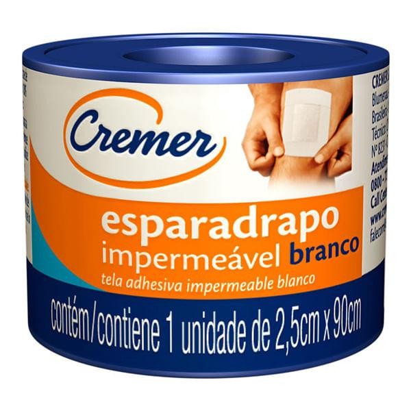 Esparadrapo Cremer 2,5Cmx0,9m Branco