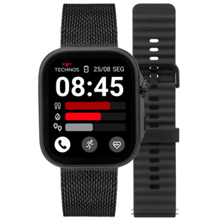 Smartwatch Technos Connect Max Call Preto - TMAXCAA/9P em Oferta na Shopee