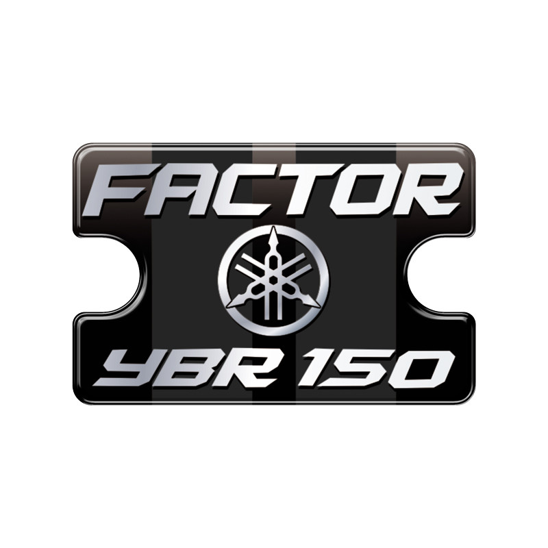 Adesivo Protetor Resinado Burrinho de Freio FACTOR YBR 150 Prata