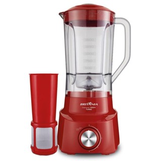 Liquidificador Britânia Diamante Vermelho 4 Velocidades 1050W 110V em Oferta na Shopee