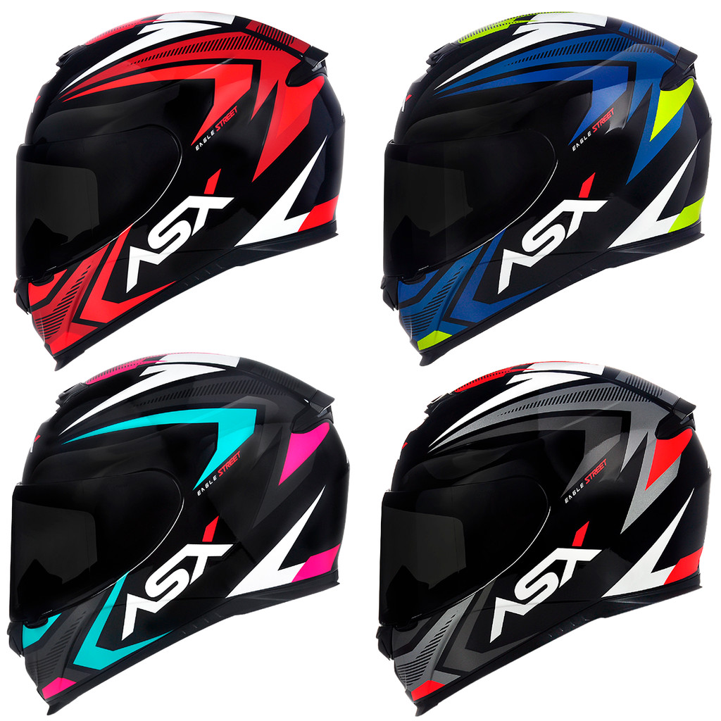 CAPACETE ASX EAGLE STREET BRILHO em Oferta na Shopee