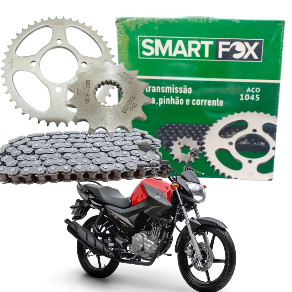 Kit Relação Ybr Factor 125 2017 2018 2019 2020 2021 2022 2023 2024 2025