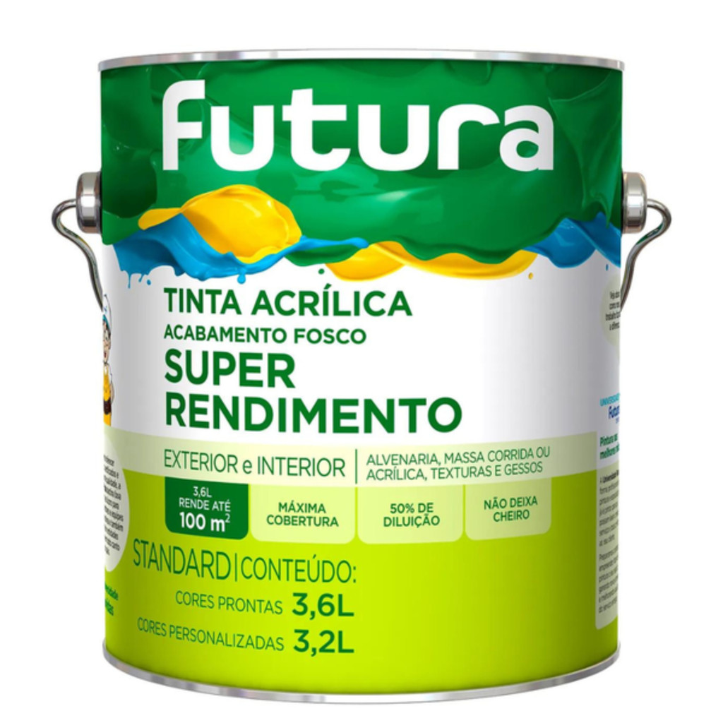 Tinta Super Rendimento Stardard Areia 3,6 Futura