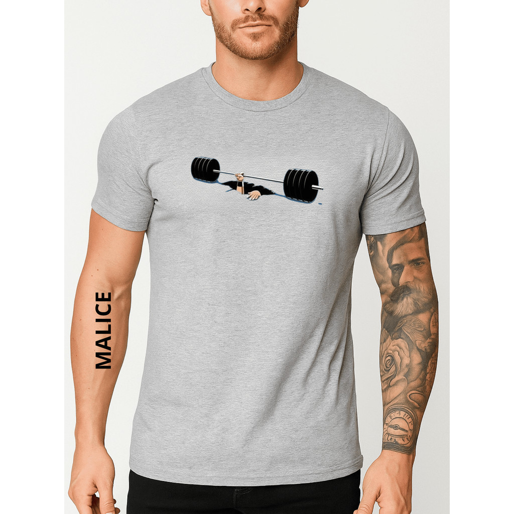 Camiseta Masculina Treino Academia Musculação Crossfit Estampada 100% Algodão
