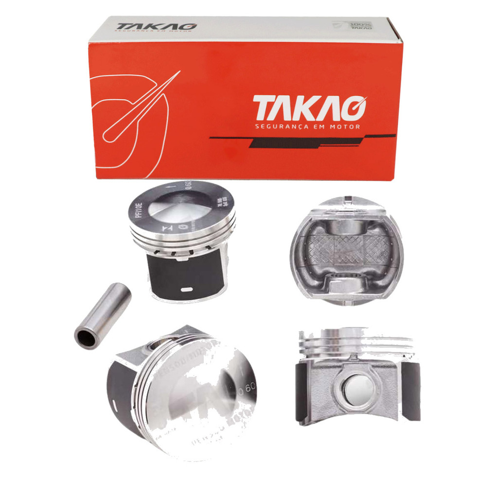 Pistão STD (Jg) Uno 1.0 8V 2005 A 2008 / Siena 1.0 8V 2005 A 2008 / Palio 1.0 8V 2005 A 2008 - Takao Pfi10Estd
