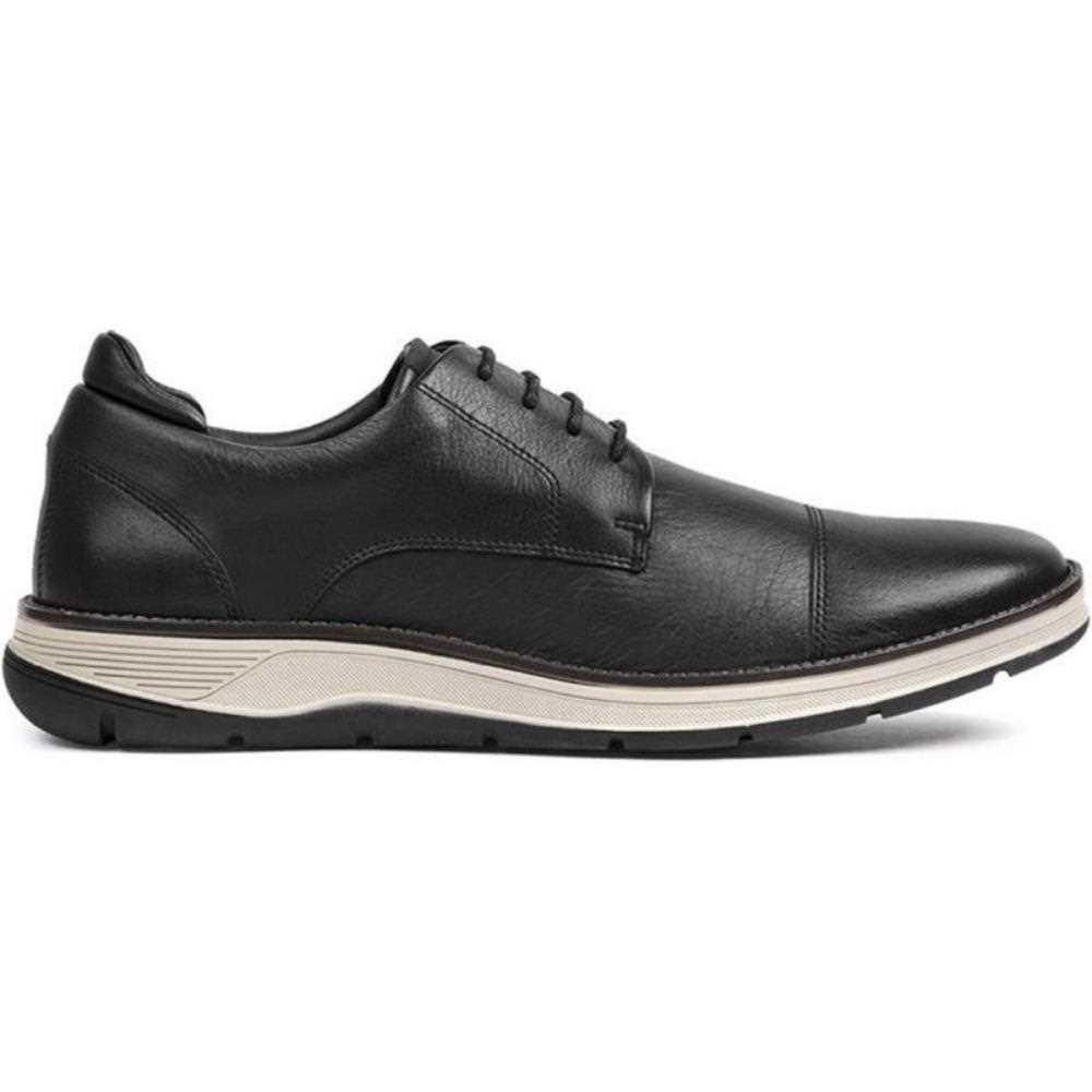 Sapato Masculino Couro Casual Amortecedor Fluence 5541-559 Ferracini
