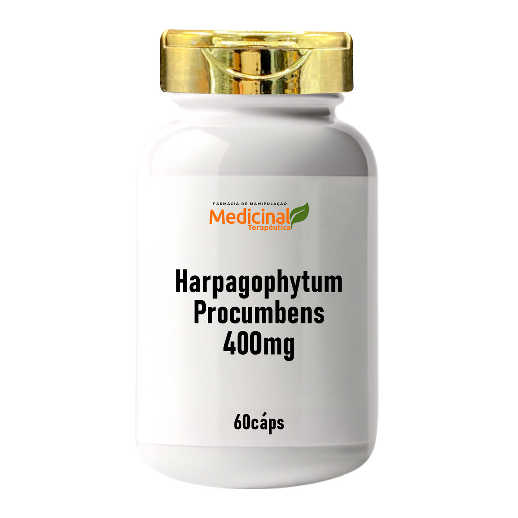 Harpagophytum procumbens 400mg 60 Cápsulas em Oferta na Shopee