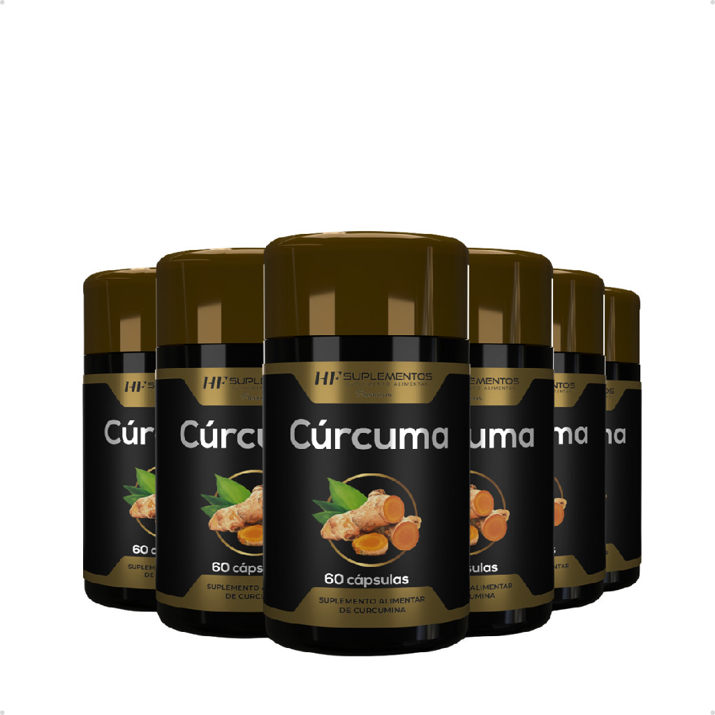 6X CÚRCUMA 60 CÁPSULAS HF SUPLEMENTOS