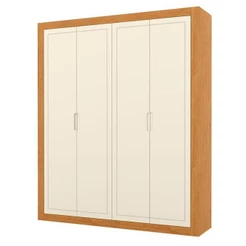 Guarda Roupa Infantil Tutto New 4 Portas Freijó Off White - Matic