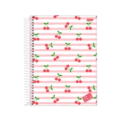 Caderno 1 Matéria Universitario Feminino Stella - Jandaia MODELO:CEREJA
