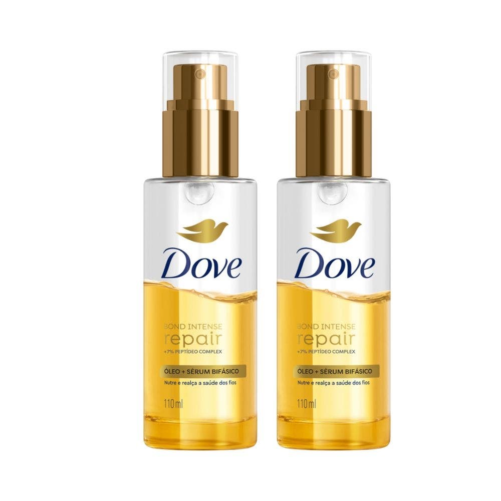 Kit Óleo Dove Sérum Bifásico Bond Intese Repair 110ML em Oferta na Shopee