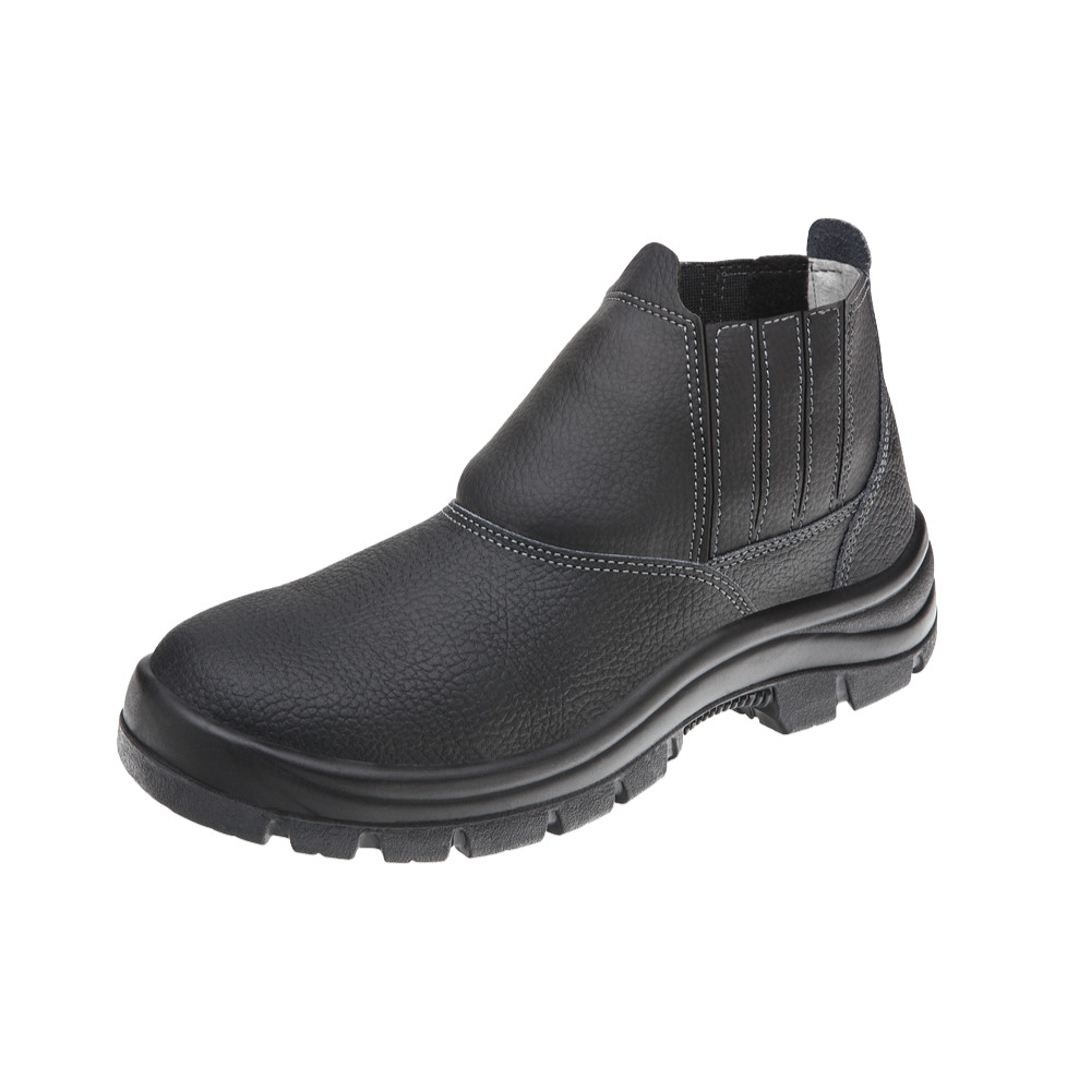 Bota Botina Marluvas de Couro c/ Biqueira de Plástico 11SFB48 – EPI Segurança Trabalho CA 43164