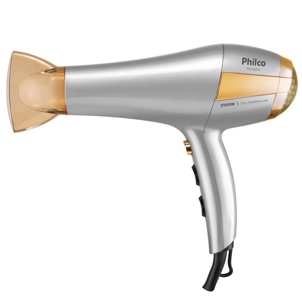 Secador de Cabelos Philco Íons Tourmaline 2100W PSC2600 - Beauty