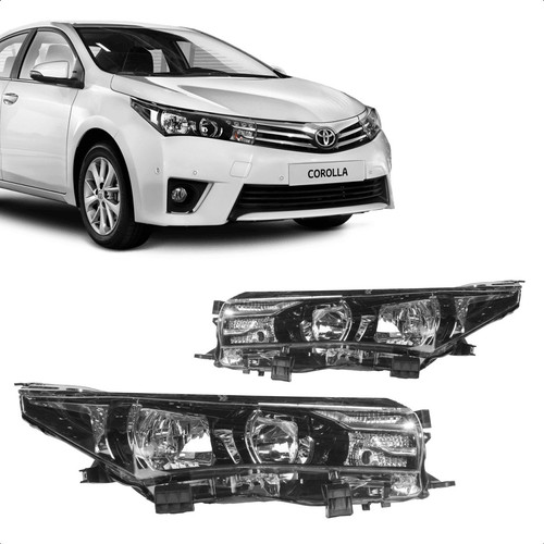 Par Farol Corolla 2014 2015 2016 2017 Farol S/projetor