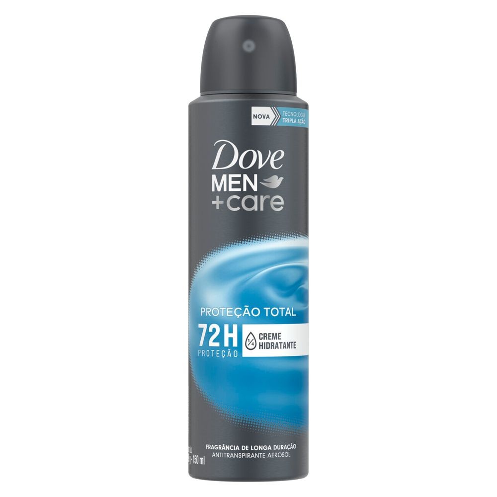 Desodorante Aerosol Dove Men+Care Proteção Total 150ml - Beauty