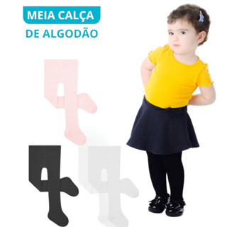 MEIA CALCA ALGODAO LISA PIMPOLHO em Oferta na Shopee