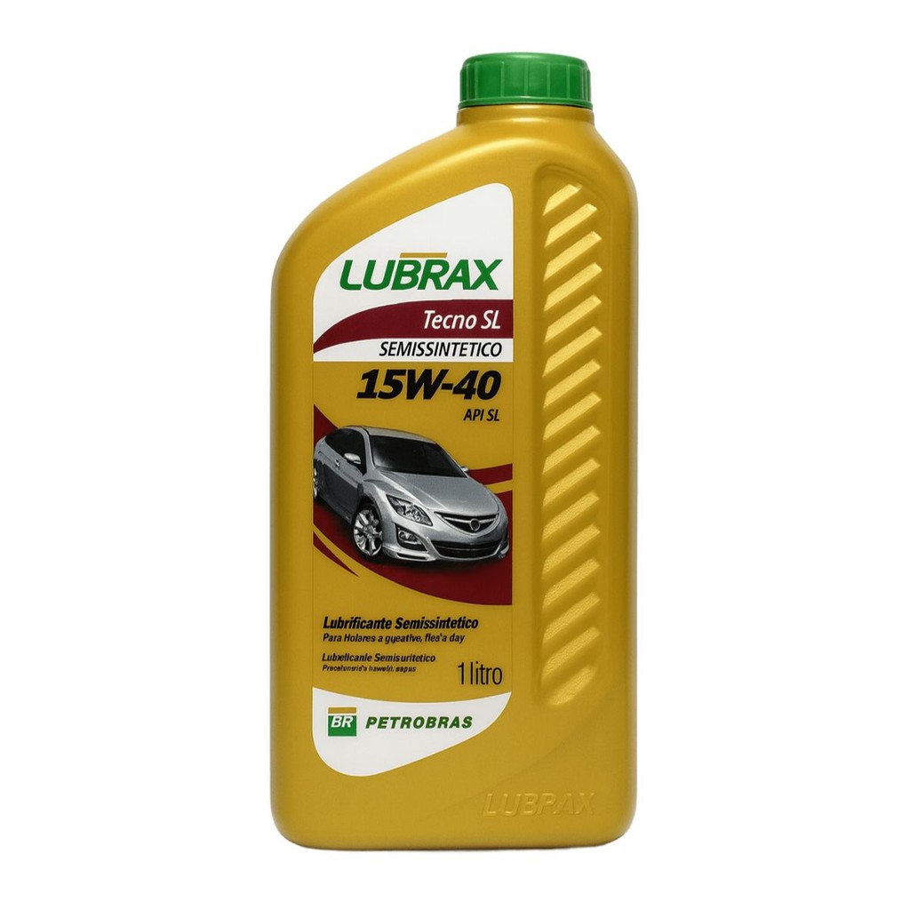Detalhes do Kit 5 Oléos Lubrificante Motor 15w40 Semissintetico Tecno API SL Lubrax