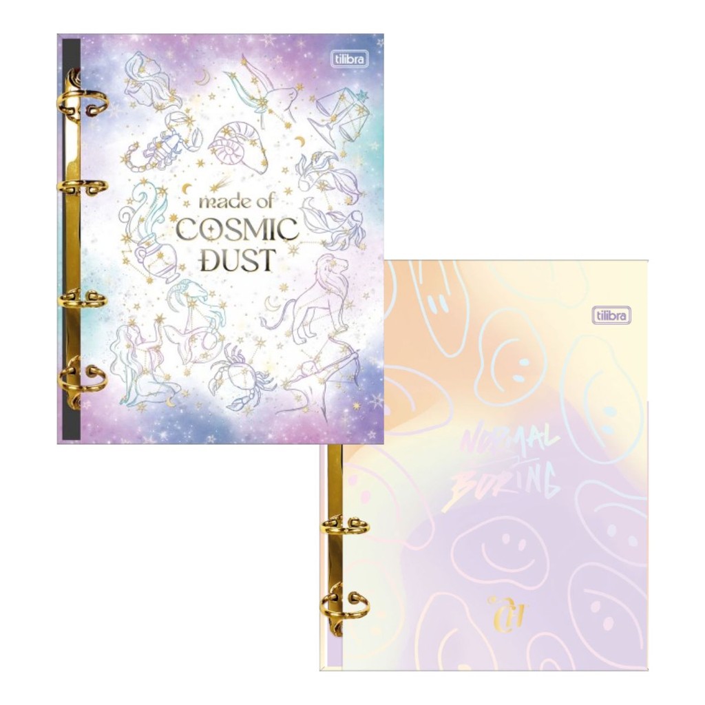 Caderno Argolado Colegial Capa Dura - Cadersil/Tilibra em Oferta na Shopee