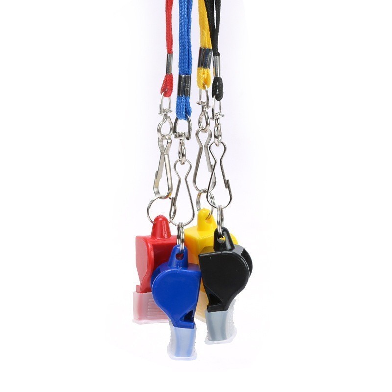 Apitos com Cordão Profissional Várias Cores Protetor Bucal Para Árbitros De Basquete Futebol Volei Futsal Handebol