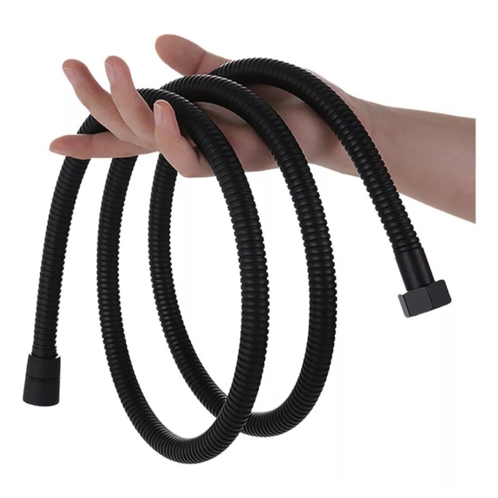 Engate Flexível P/ Ducha Higiênica 1.20cm Preto Fosco Black em Oferta na Shopee