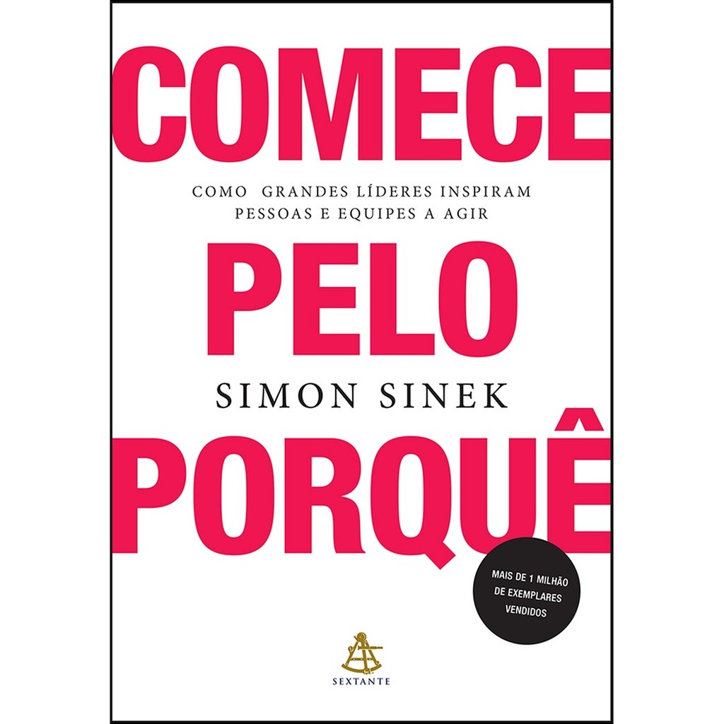 COMECE PELO PORQUE - SEXTANTE em Oferta na Shopee
