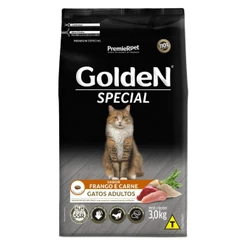 Ração Golden Special Para Gatos Adultos Frango E Carne 3Kg