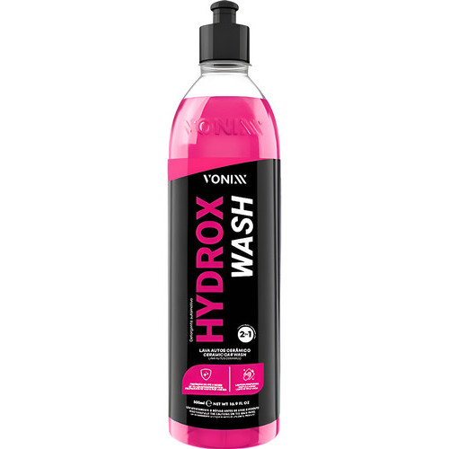 Hydrox Wash 500ml Lava Autos Cerâmico 2 Em 1 Vonixx Shampoo Com Hidrorepelência